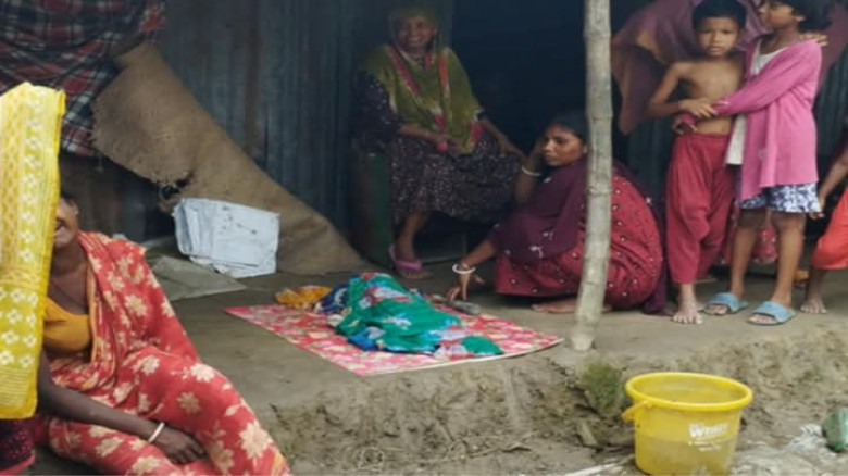 পাবনার চাটমোহরে বড়াল নদীর কুল থেকে ৫ মাসের কন্যা শিশুর মৃতদে