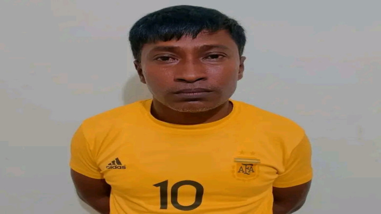 র‌্যাব-১২ এর অভিযানে বগুড়ায় হত্যা মামলার এজাহারভুক্ত পলাতক আসামি গ্রেফতার