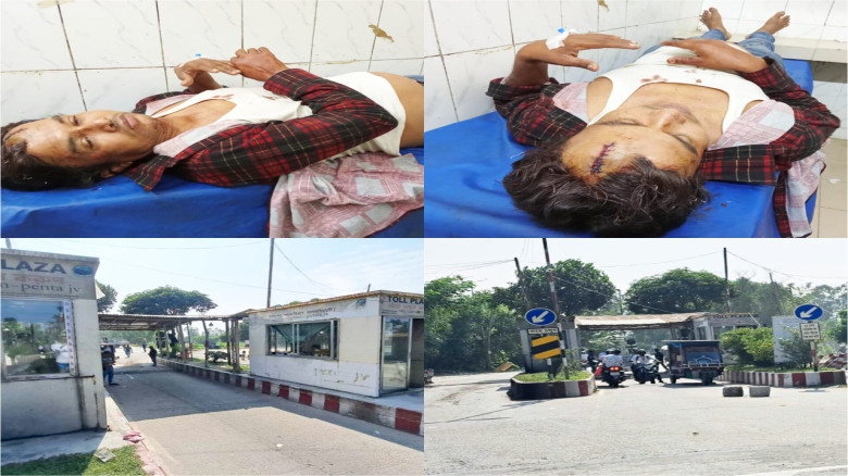 লালমনিরহাট তিস্তা সড়ক সেতুর রানা টোল প্লাজায় টোল নিয়ে দুর্