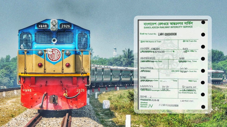 জানা যায় ঈদে ট্রেনের অগ্রিম টিকিট বিক্রি শুরু ২১ ম