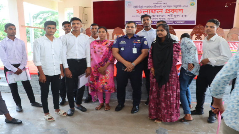 মেধা ও যোগ্যতার ভিত্তিতে ভোলায় ট্রেইনি রিক্রুট কনস্টেবল পদে 